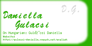 daniella gulacsi business card